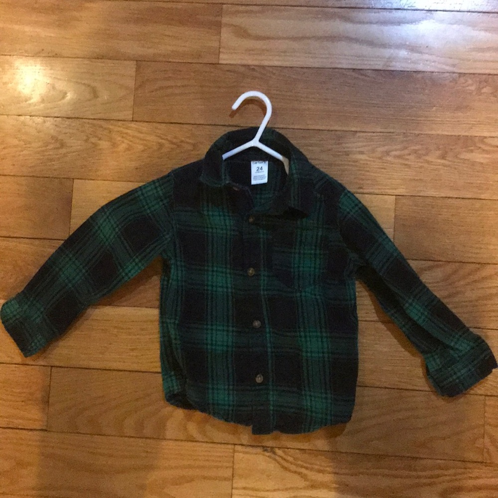 Button down plaid